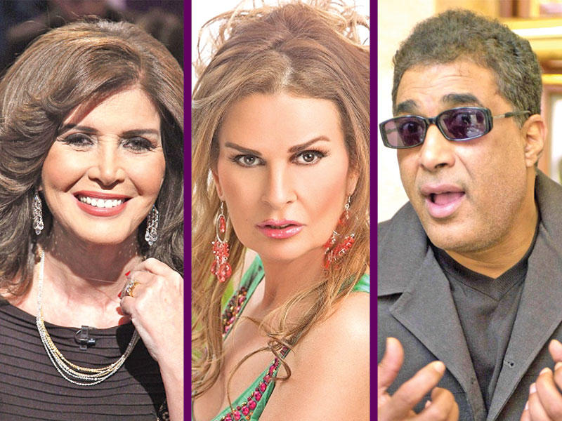 أحمد زكي و يسرا و ميرفت أمين