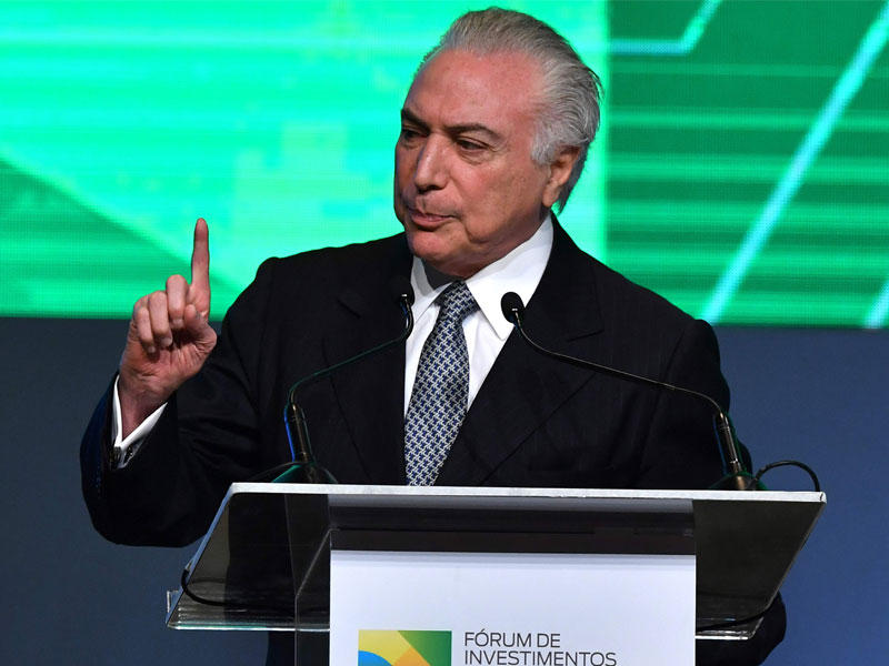 الرئيس البرازيلي ميشيل تامر