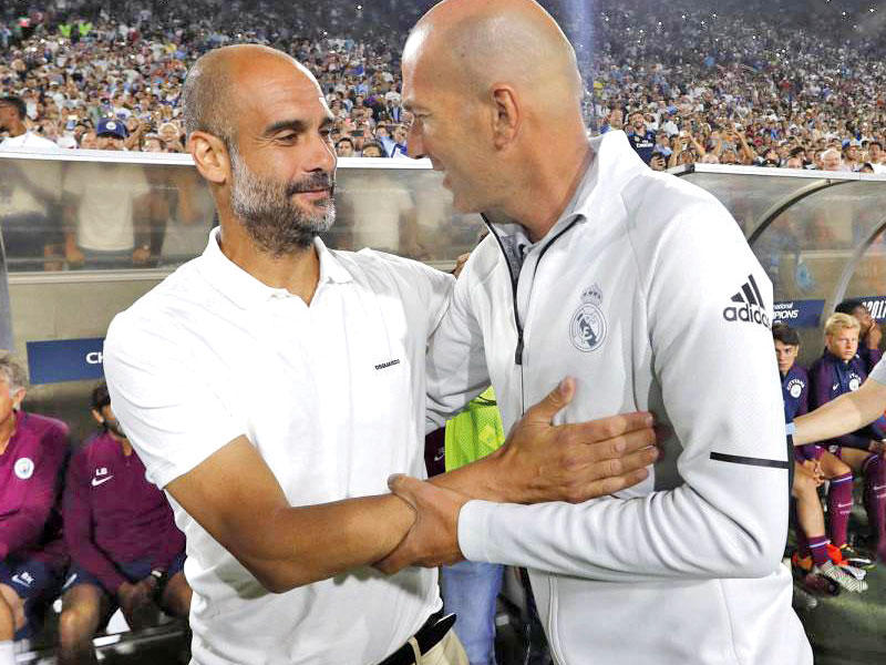 زيدان وغوارديولا