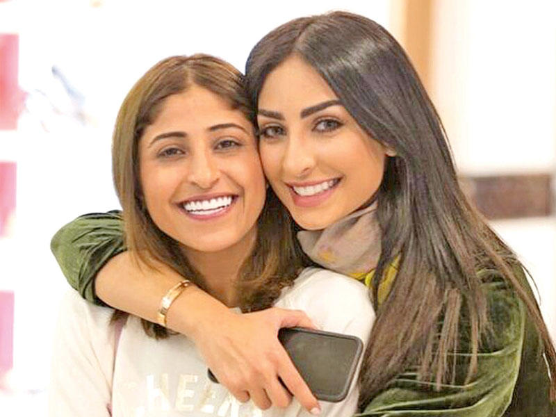 نور وشجون خلال تصوير «المواجهة» 