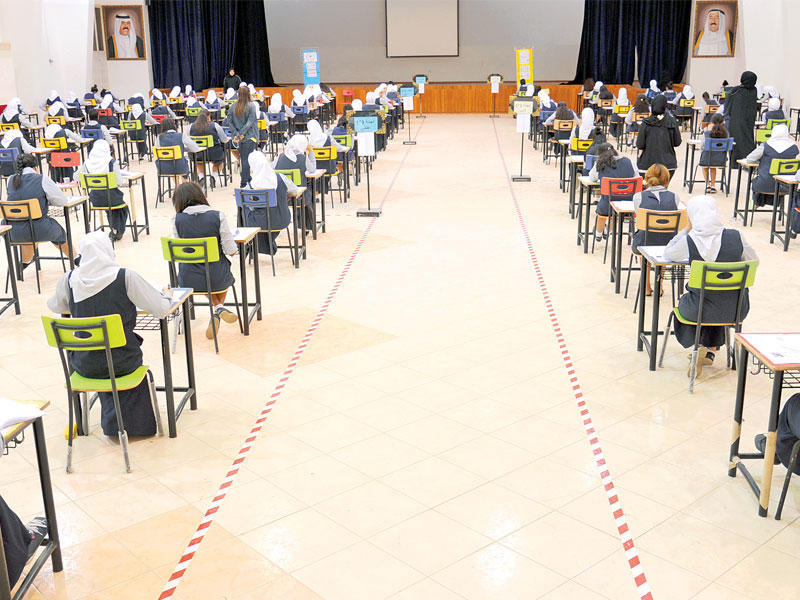 جانب من الاختبارات