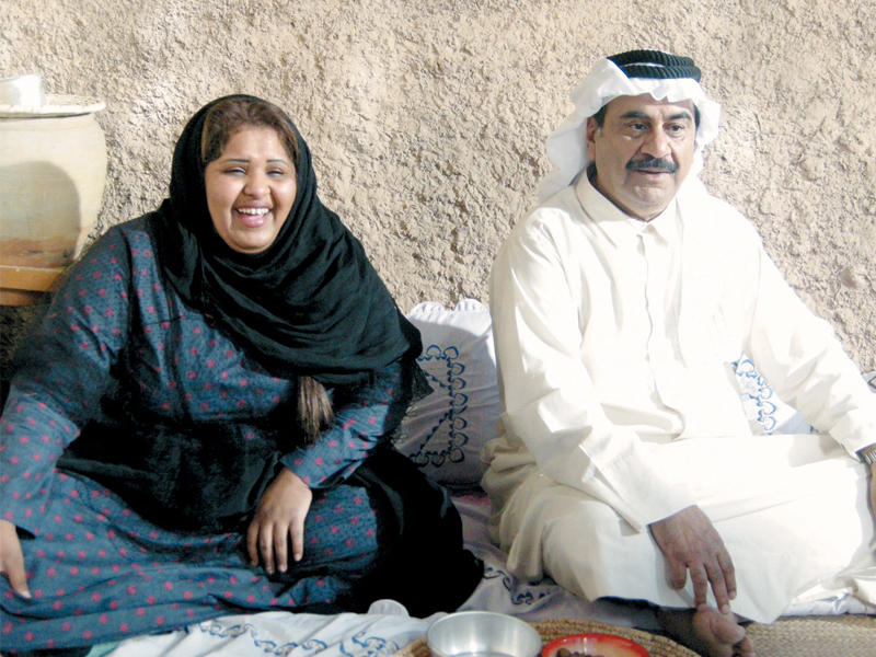 عبدالحسين والشعيبي في مسلسل (التنديل)