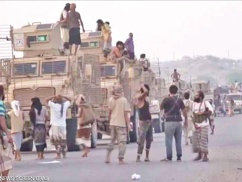 قافلة للقوات اليمنية تتجه الى الحديدة (سكاي نيوز)