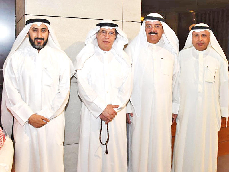 عبدالله الرفاعي وداود توفيق في لقطة جماعية