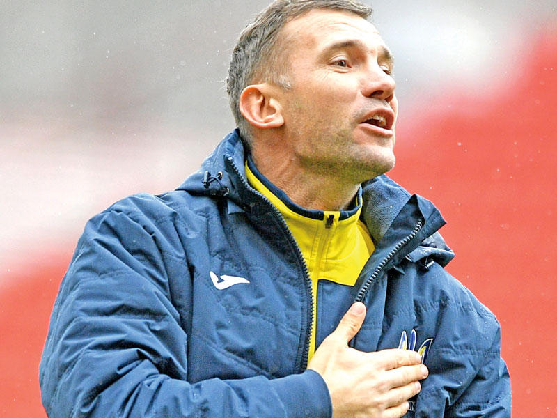 شيفشينكو مدرب المنتخب الأوكرانيn