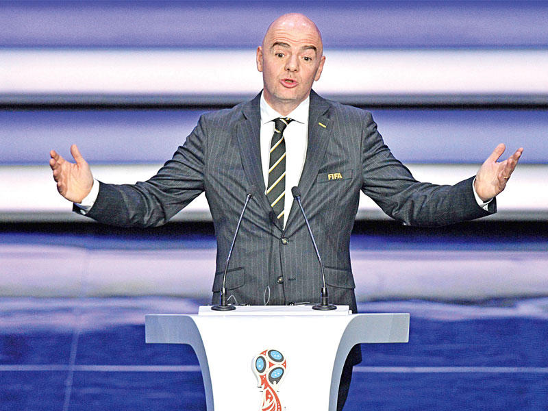 إنفانتينو رئيس الاتحاد الدولي لكرة القدم