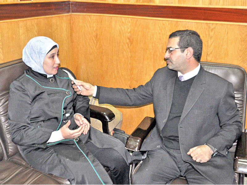 حورية زيد الخير متحدثة إلى محرر «الجريدة»
