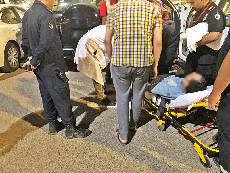 نقل المصلي المصاب 