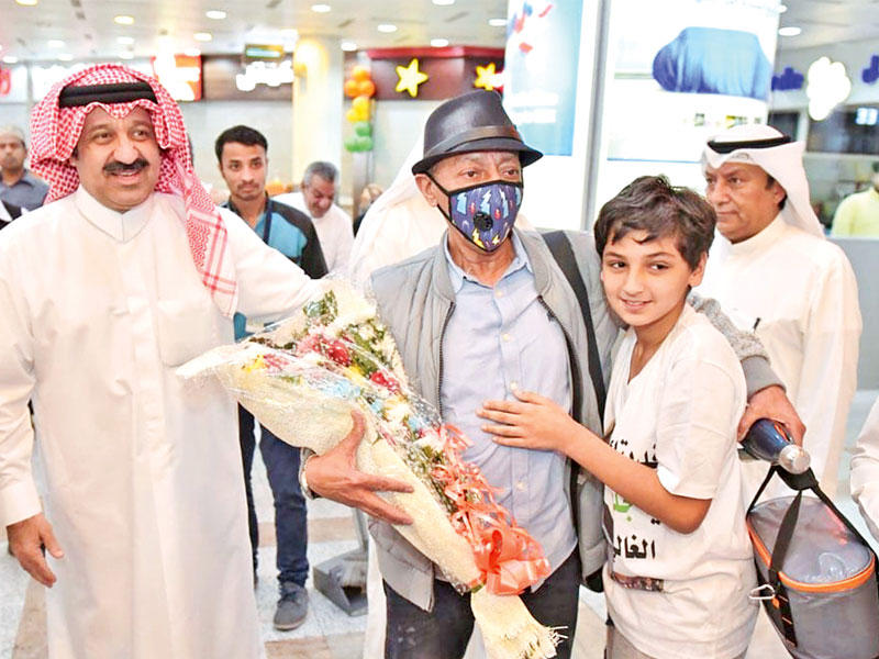 اليوسف خلال استقباله بوفتينn