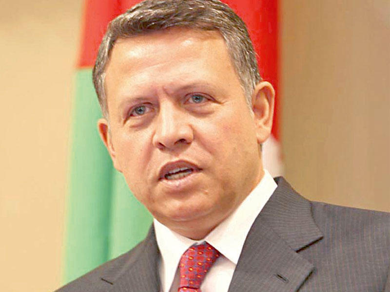 الملك الأردني عبدالله الثاني ابن الحسين
