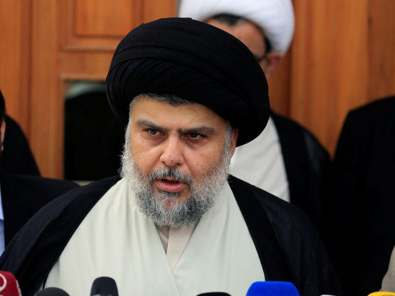 الزعيم الشيعي العراقي مقتدى الصدر