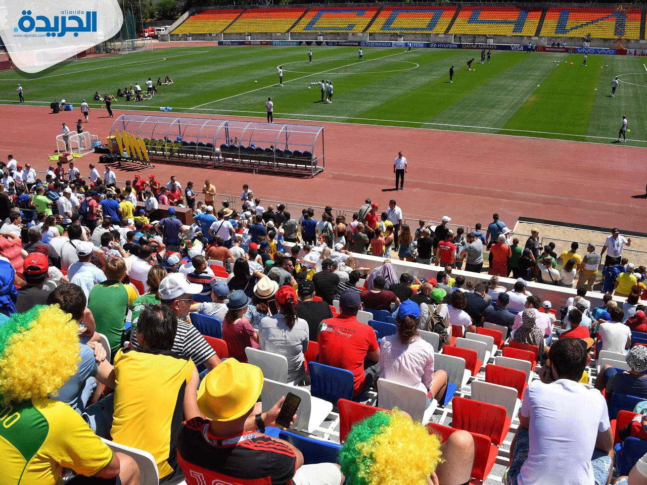 الحضور خلال التمرين