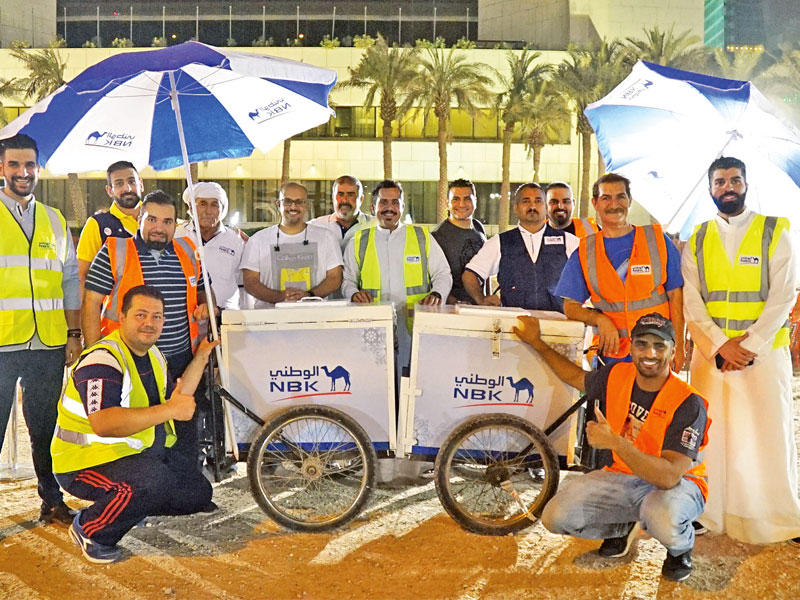 متطوعو الوطني في المسجد الكبير