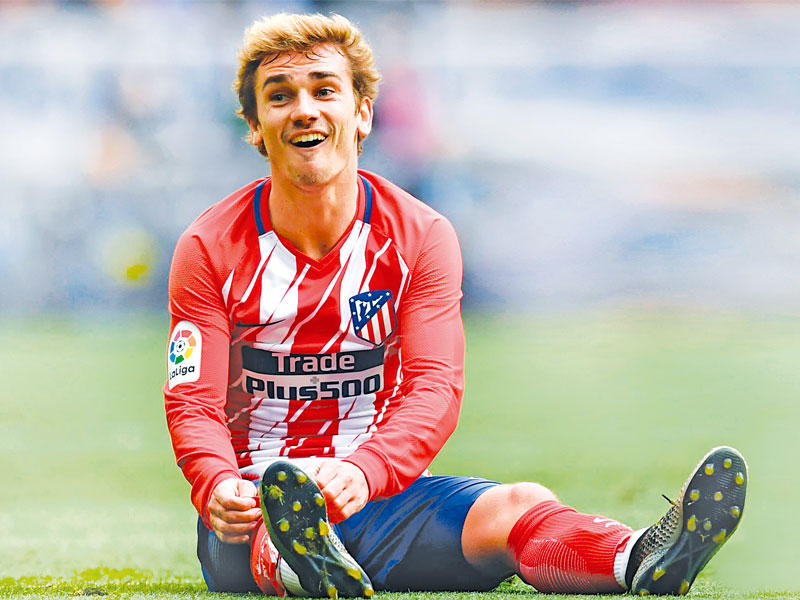 المهاجم الفرنسي الدولي انطوان غريزمان