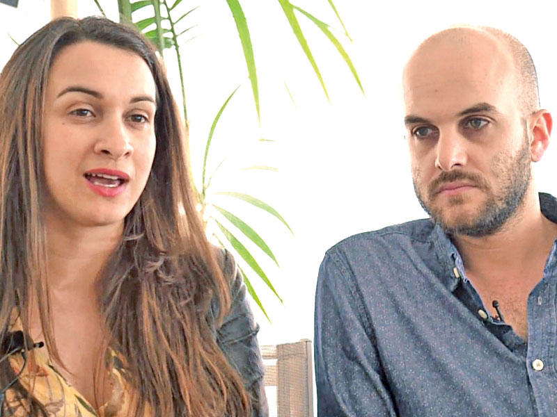 المخرج داميان أونوري وعديلة بن ديمراد