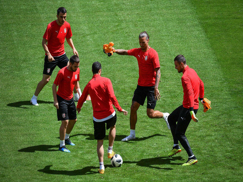 تدريبات المنتخب الصربي