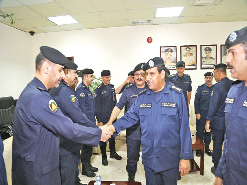 النهام خلال زيارته التفقدية لقطاع شؤون أمن المنافذ