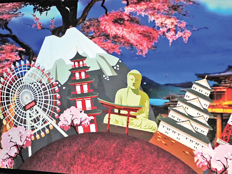 من أجواء عرض «طيف الحكايات»