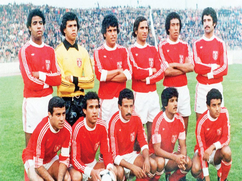 لاعبو المنتخب التونسي في مونديال 1978