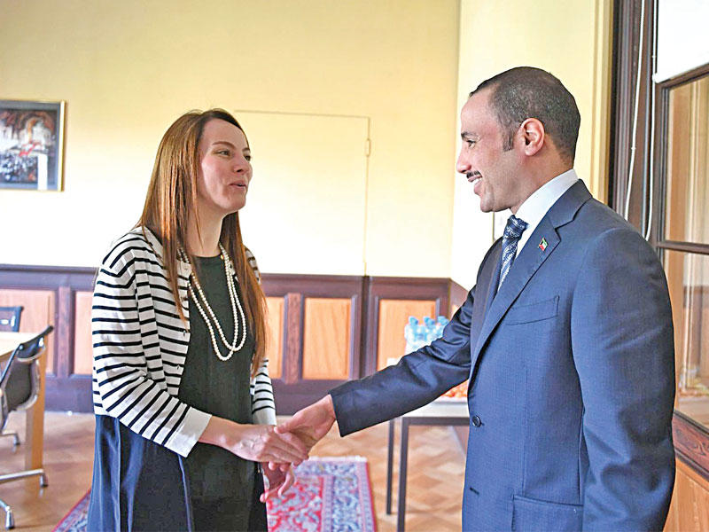 رئيس مجلس الأمة مرزوق الغانم في جنيف أمس