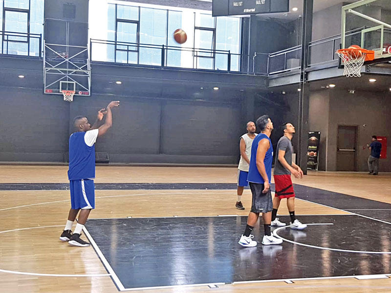 تدريب منتخب السلة في اسطنبولn