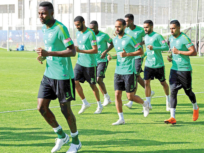 تدريبات المنتخب السعودي
