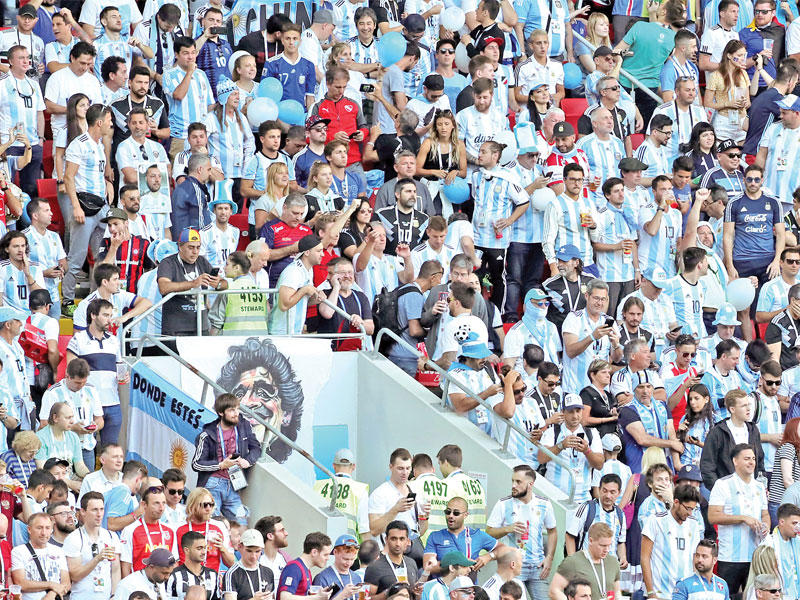 جماهير المنتخب الأرجنتيني