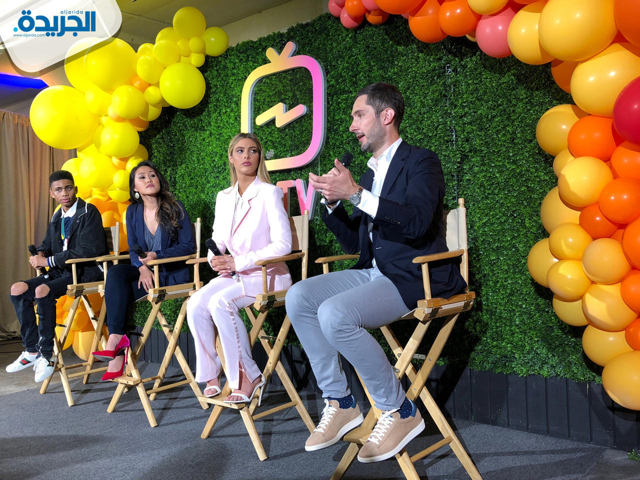 كيفن سيستروم خلال الموتمر الصحفي