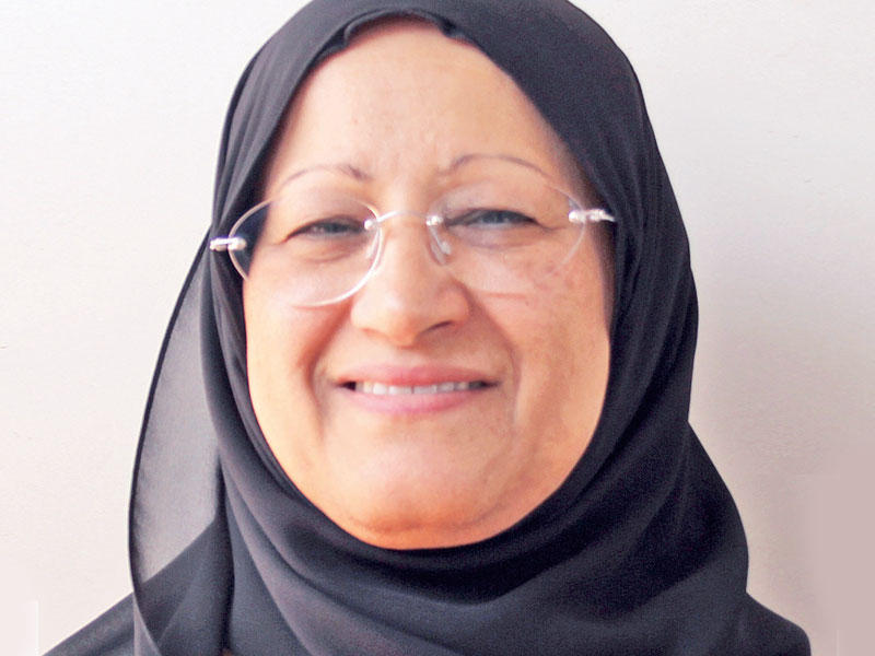 العميدة المساعدة للشؤون الطلابية في كلية العلوم، د. أديبة الحربان