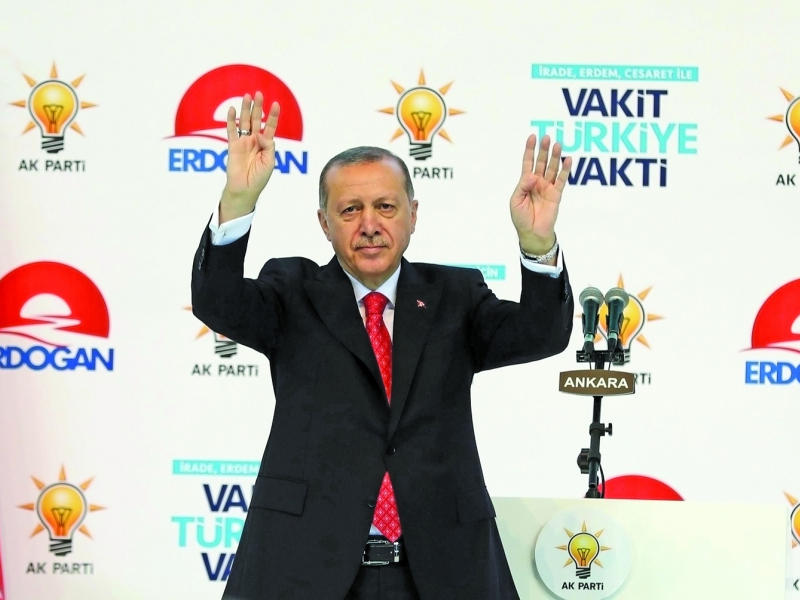 الرئيس المحافظ رجب طيب إردوغان