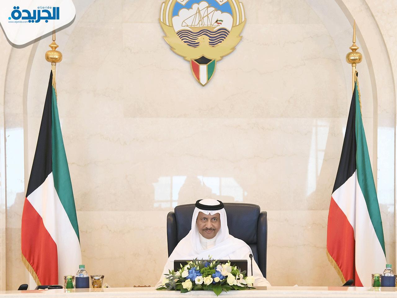 رئيس مجلس الوزراء سمـــو الشيخ جابر المبارك مترئساً الإجتماع