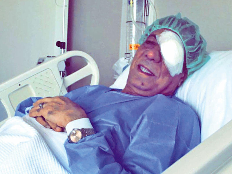 محمد الويس عقب الجراحة 