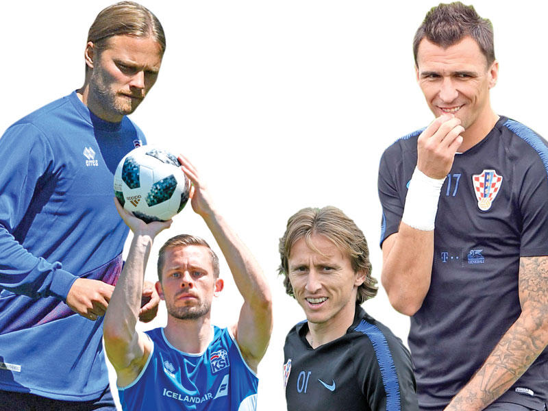 ماندزوكيتش و مودريتش و سيغوردسون و بيركر