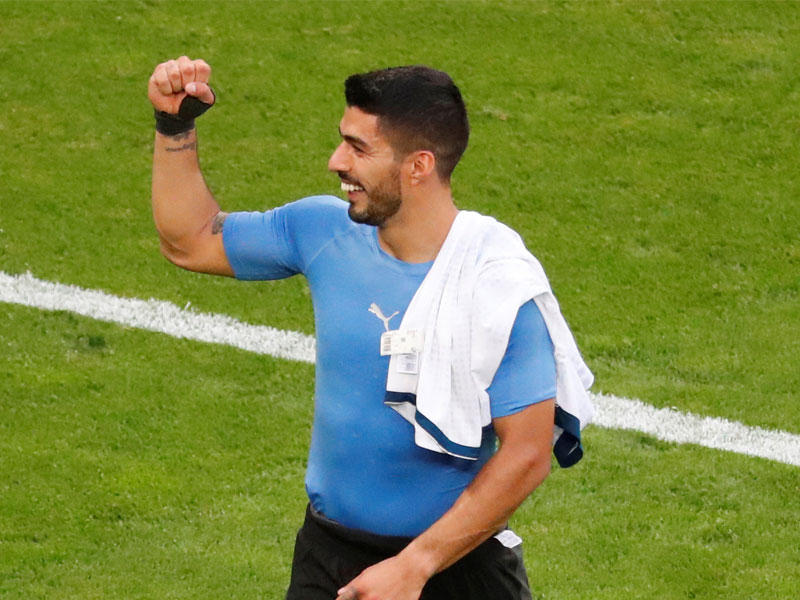 لويس سواريز نجم برشلونة الإسباني والمنتخب الأوروغوياني