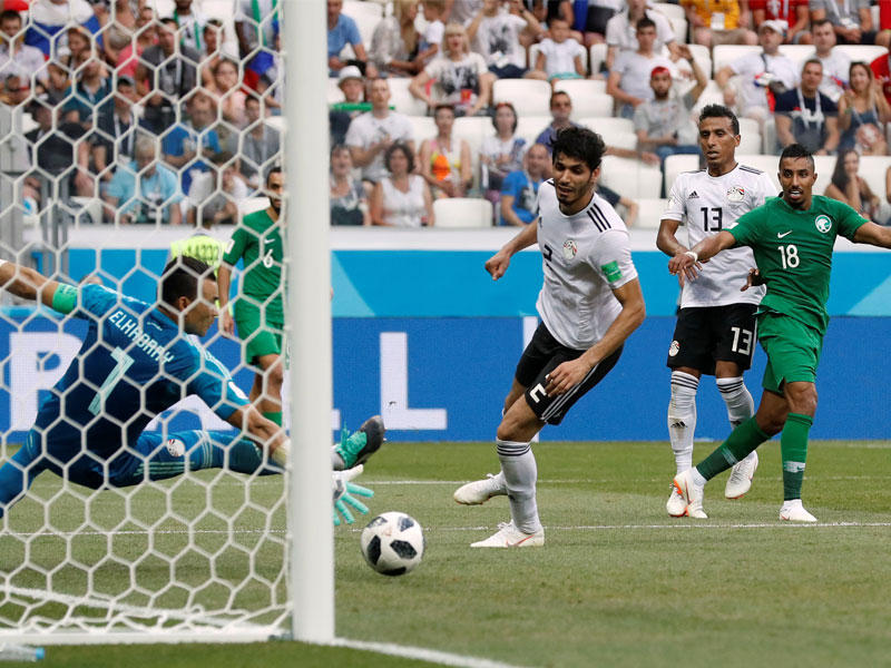 هدف السعودية الثاني على مصر