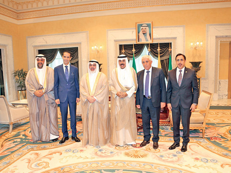 ولي العهد مستقبلاً الصرعاوي ونظيره اللبناني 