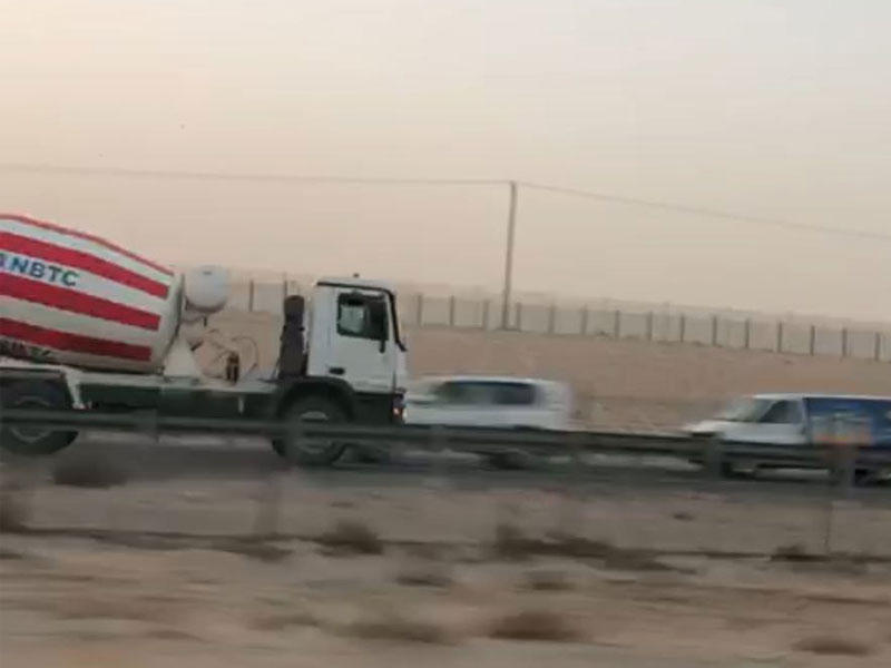 الخلاط خلال عبوره «السابع» عكس السير