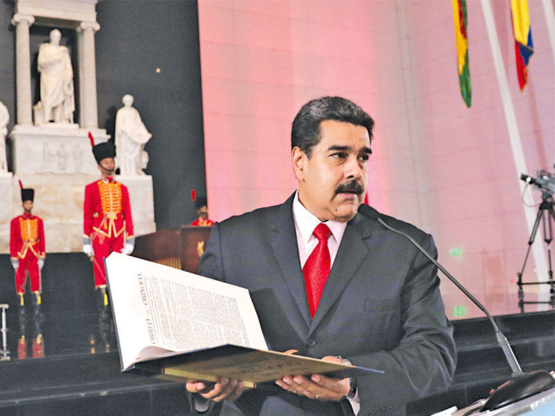 الرئيس الفنزويلي نيكولاس مادورو