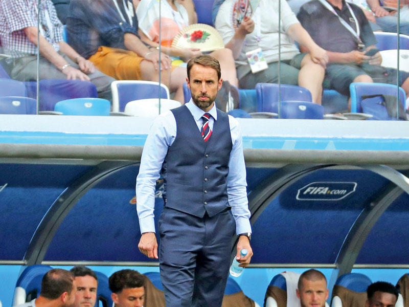 مدرب منتخب إنكلترا لكرة القدم، غاريث ساوثغيت