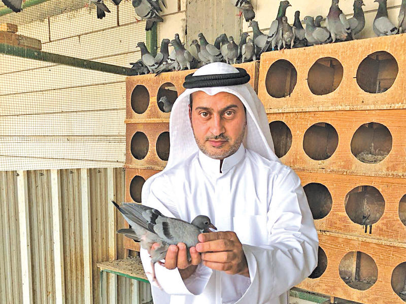 العامر يعرض إنتاج حمام الدحل النادر