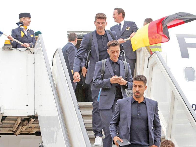 خضيرة عند وصوله إلى ألمانيا