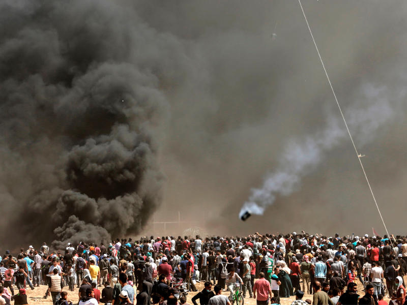 جانب من مظاهرات العودة