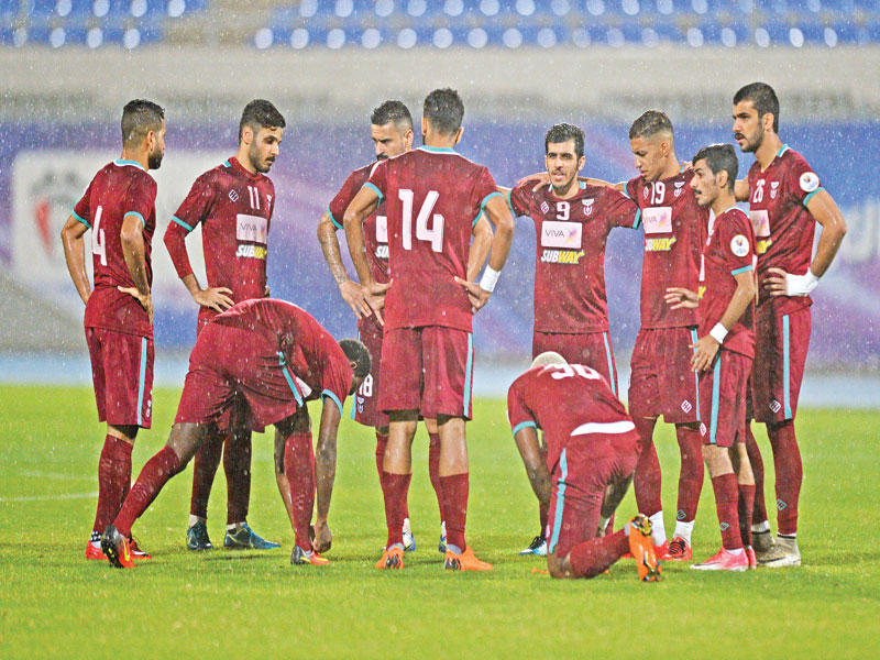 فريق النصر لكرة القدم في منافسات الموسم الماضي