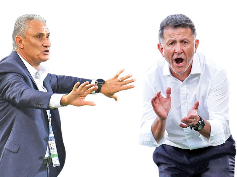 المدرب : أوسوريو و المدرب : تيتي