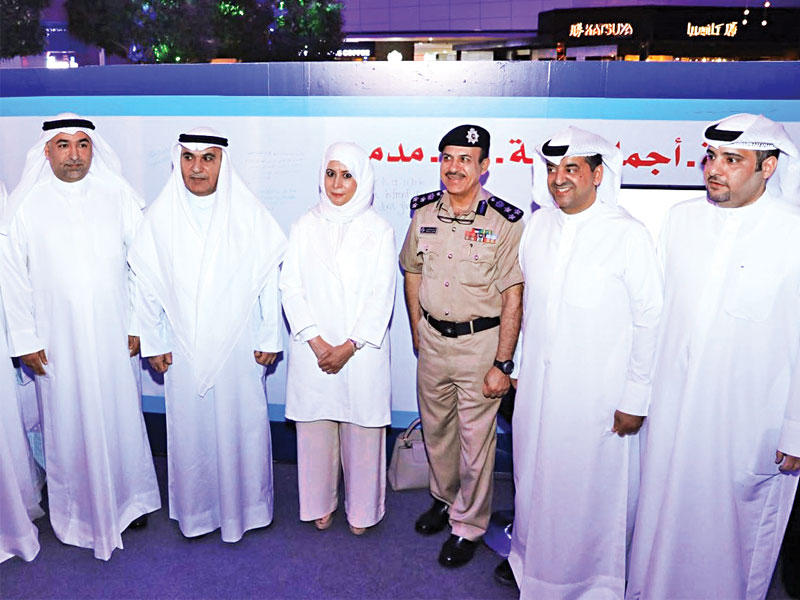 لقطة جماعية خلال الحملة