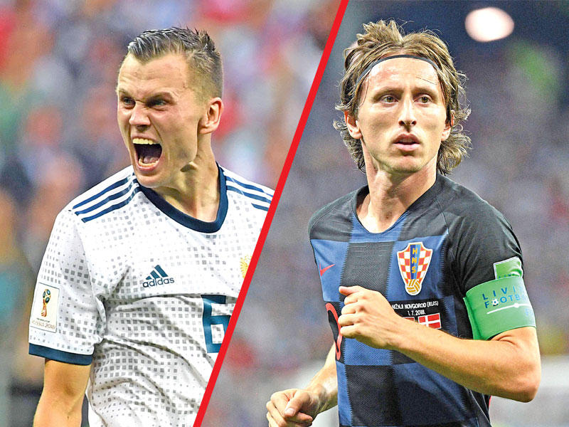 مودريتش نجم كرواتيا , شيريشيف نجم روسيا