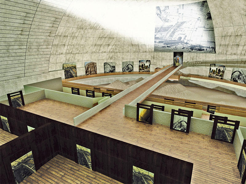 صورة غرافيتية للمتحف التوثيقيn