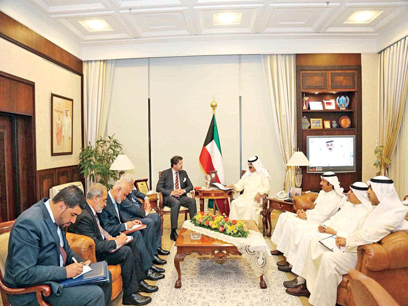 الجارالله خلال لقائه وكيل الخارجية الأفغانية