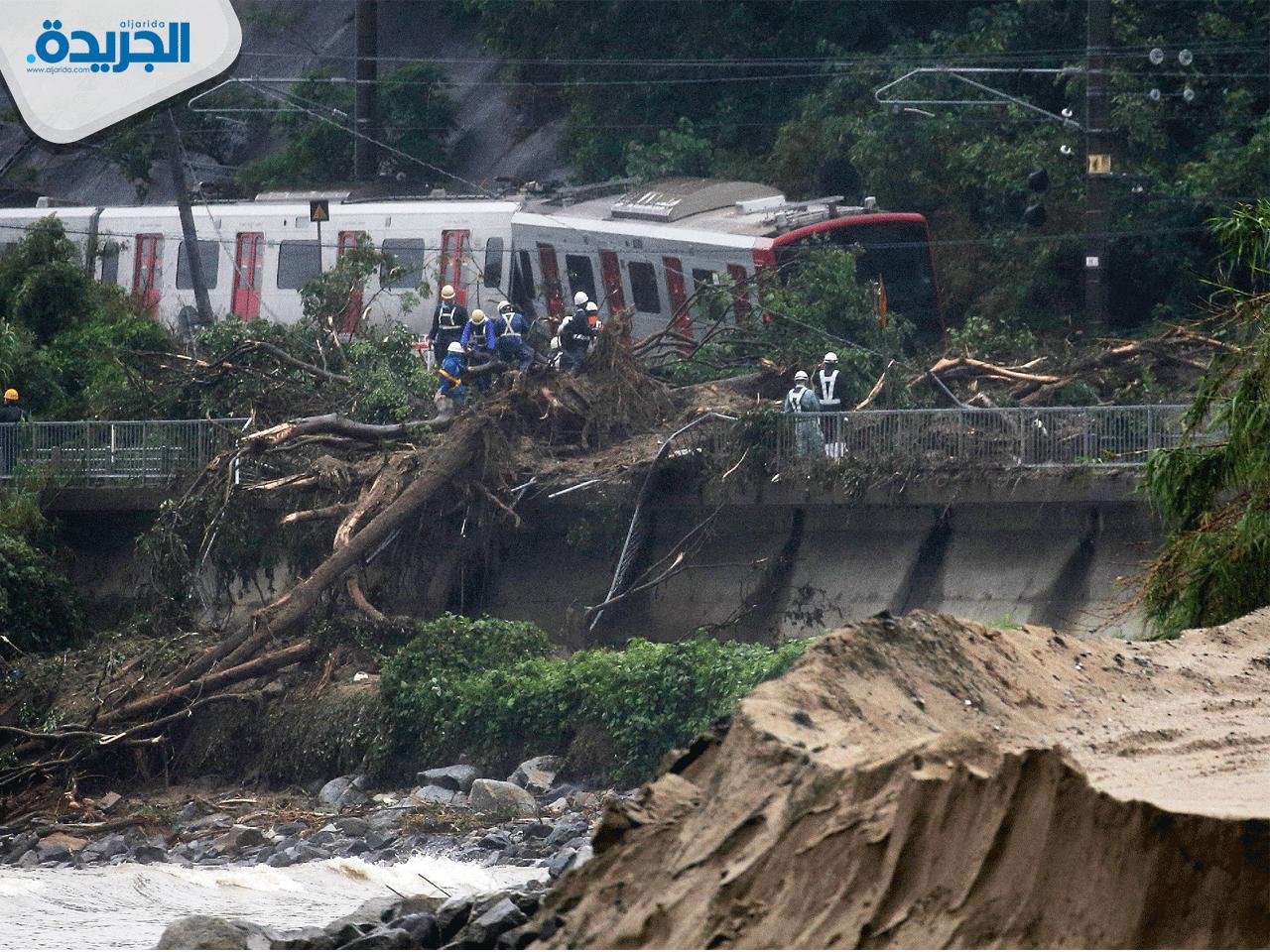 جانب من الاضرار المادية