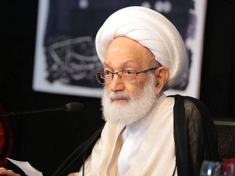 رجل الدين الشيعي البارز، الشيخ عيسى قاسم،